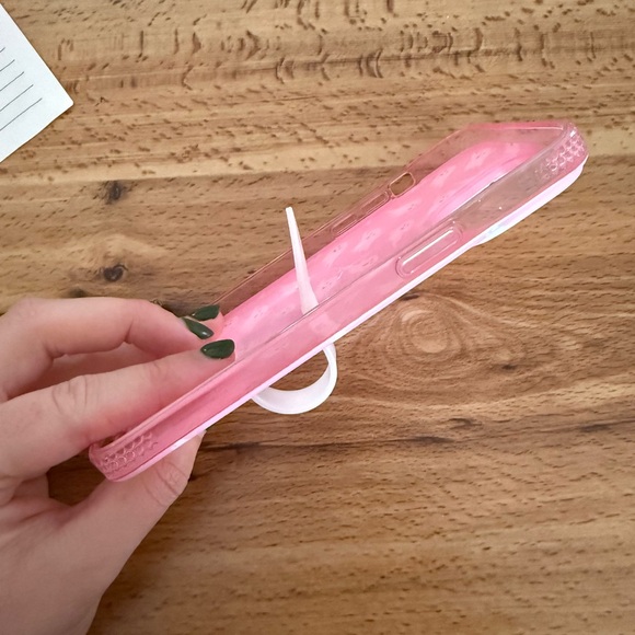 Pink Ghost Pattern Phone Case - Picture 3 of 4